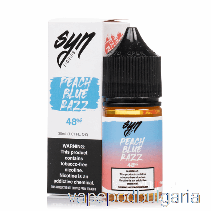 Vape Течности Peach Blue Razz - Syn Salts - 30ml 24mg